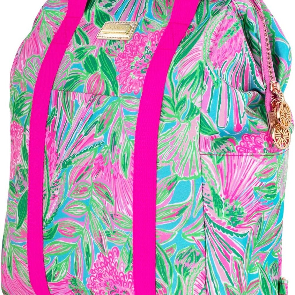 LILLY PULITZER Backpack Cooler Summer “Coming in Hot” NWT